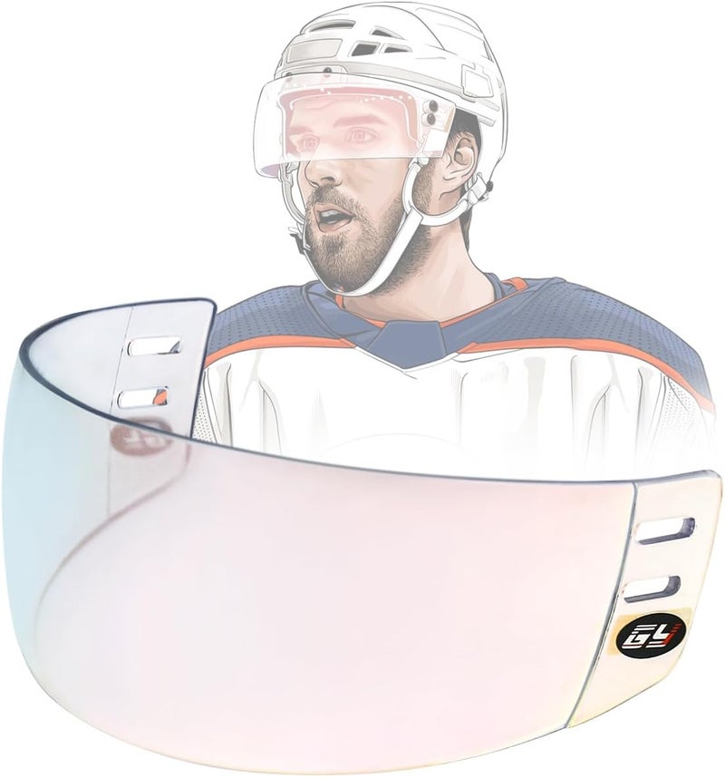 GY Hockey Visor Anti-Scratch/Anti-Fog Hockey Helmet Visor - Image 1